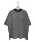 MARKA（マーカ）の古着「ORGANIC COTTON 32G KNIT BORDER TEE S/S」｜ブラック