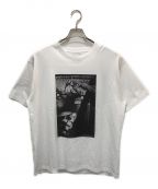 THE INTERNATIONAL IMAGES COLLECTIONザ インターナショナルイメージズ コレクション）の古着「プリントTシャツ MNQN photo by Helmut Newton」｜ホワイト