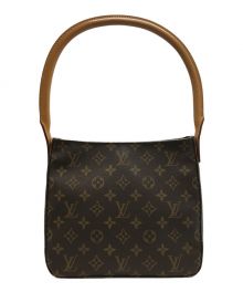 LOUIS VUITTON（ルイ ヴィトン）の古着「ルーピングMM ハンドバッグ」｜ブラウン