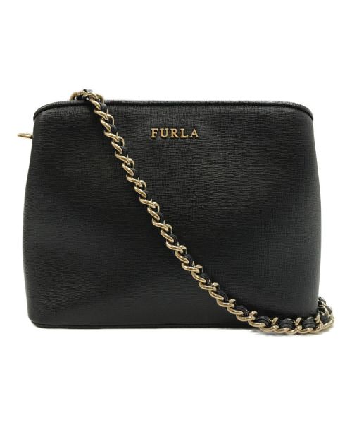 FURLA（フルラ）FURLA (フルラ) TESSA MINI CROSSBODY W バッグ ブラックの古着・服飾アイテム