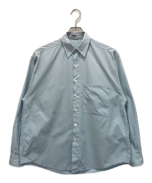 AURALEE（オーラリー）AURALEE (オーラリー) WASHED FINX TWILL BIG SHIRTS スカイブルー サイズ:3の古着・服飾アイテム