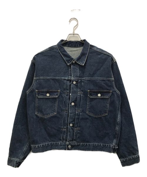 leno（リノ）LENO (リノ) PATRICIA BIG TRUCKER JACKET インディゴ サイズ:3の古着・服飾アイテム