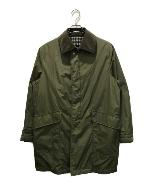 Aquascutum（アクアスキュータム）Aquascutum (アクアスキュータム) カーコート グリーン サイズ:38の古着・服飾アイテム