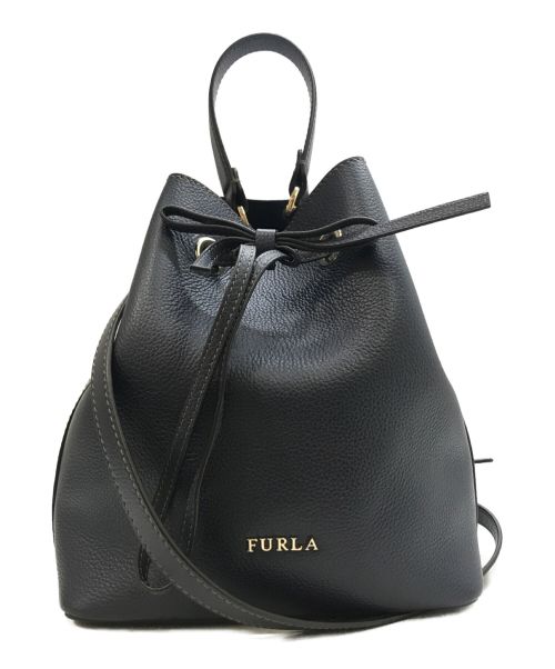 FURLA（フルラ）FURLA (フルラ) COSTANZA 2WAYショルダーバッグ ネイビーの古着・服飾アイテム