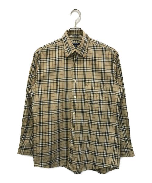 BURBERRY LONDON（バーバリーロンドン）BURBERRY LONDON (バーバリー ロンドン) ノバチェックシャツ ベージュ サイズ:Lの古着・服飾アイテム