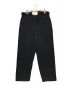 leno (リノ) CORDUROY BUCKLE BACK TROUSERS（コーデュロイバックルバックトラウザーズ） ブラック サイズ:3 未使用品：9800円