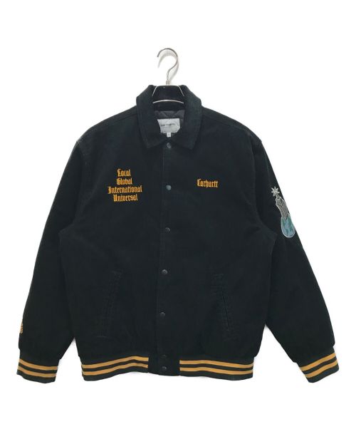 CarHartt（カーハート）CarHartt (カーハート) Letterman Jacket ブラウン サイズ:Mの古着・服飾アイテム