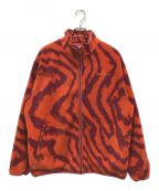 HELLRAZORヘルレイザー）の古着「WAVE FLEECE JACKET」｜オレンジ