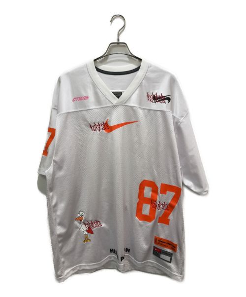 NIKE（ナイキ）NIKE (ナイキ) HERON PRESTON (ヘロンプレストン) Oversized Jersey ホワイト サイズ:XLの古着・服飾アイテム