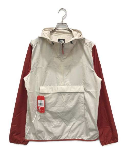 THE NORTH FACE（ザ ノース フェイス）THE NORTH FACE (ザ ノース フェイス) アノラックパーカー ベージュ×レッド サイズ:Mの古着・服飾アイテム