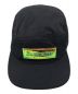 SUPREME (シュプリーム) Iridescent Logo Camp Cap ブラック：5800円