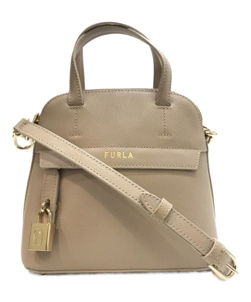 FURLA（フルラ）FURLA (フルラ) PIPER MINI DOME 2WAYショルダーバッグ ピンクの古着・服飾アイテム