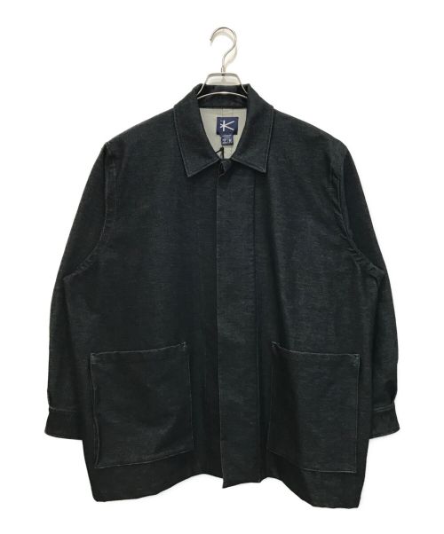 KANEMASA PHIL.（カネマサフィル）KANEMASA PHIL. (カネマサフィル) Piece Dyeing Denim Coverall ネイビー サイズ:Ｍの古着・服飾アイテム