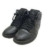 NIKEナイキ）の古着「AIR JORDAN 1 MID ミドルカットスニーカー」｜BLACK/DARK GREY