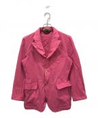 COMME des GARCONS HOMME PLUSコムデギャルソンオムプリュス）の古着「カラー3Bジャケット」｜ピンク