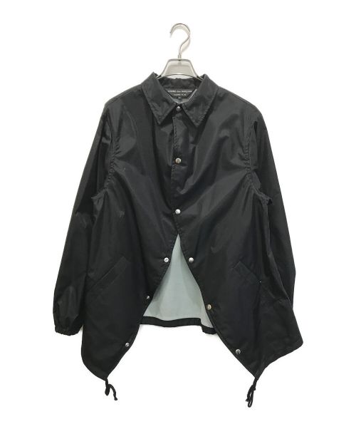 COMME des GARCONS HOMME PLUS（コムデギャルソンオムプリュス）COMME des GARCONS HOMME PLUS (コムデギャルソンオムプリュス) Aラインコーチジャケット ブラック サイズ:Sの古着・服飾アイテム