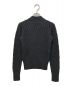 AALTO (アールト) Diagonal Knit Zipper Cardigan グレー サイズ:34 未使用品：7000円