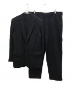Yohji Yamamoto pour hommeヨウジヤマモト プールオム）の古着「ウールセットアップスーツ」｜ブラック