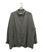 toogoodトゥーグッド）の古着「THE DRAUGHTSMAN SHIRT」｜ホワイト×ネイビー