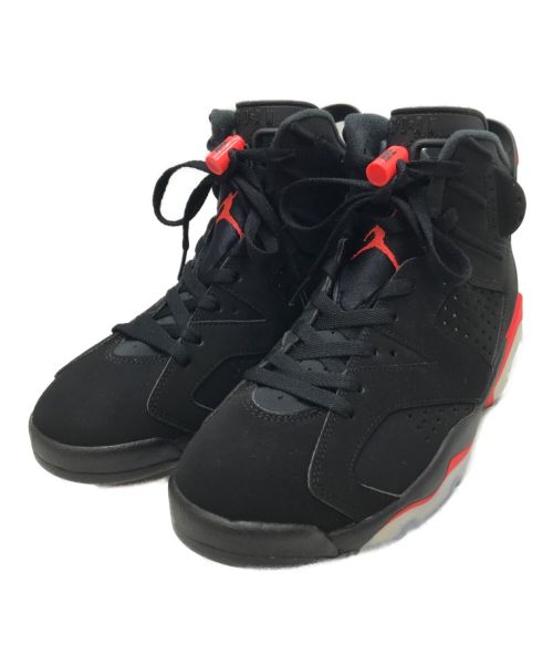 NIKE（ナイキ）NIKE (ナイキ) AIR JORDAN 6 RETRO ハイカットスニーカー BLACK/INFRARED サイズ:26.5の古着・服飾アイテム