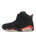 NIKE (ナイキ) AIR JORDAN 6 RETRO ハイカットスニーカー BLACK/INFRARED サイズ:26.5：17800円