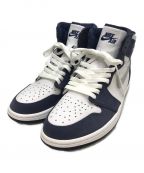 NIKEナイキ）の古着「AIR JORDAN 1 HIGH OG ハイカットスニーカー」｜WHITE/METALLIC SILVE