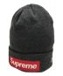 Supreme（シュプリーム）の古着「Box Logo Beanie World Famous」｜グレー