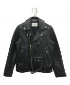 beautiful peopleビューティフルピープル）の古着「vintage leather riders jacket」｜ブラック