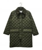 Barbourバブアー）の古着「BURGHLEY QUILT NYLON」｜グリーン