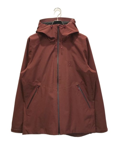 HAGLOFS（ホグロフス）HAGLOFS (ホグロフス) MERAK JACKET MEN レッド サイズ:Lの古着・服飾アイテム