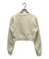 DIESEL (ディーゼル) F-SLIMMYCUT-C1 SWEAT-SHIRT アイボリー サイズ:M：6000円