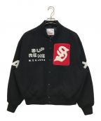 SUPREMEシュプリーム）の古着「Tourist Varsity Jacket」｜ブラック