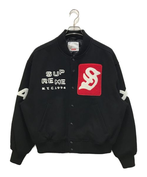 SUPREME（シュプリーム）SUPREME (シュプリーム) Tourist Varsity Jacket ブラック サイズ:Mの古着・服飾アイテム