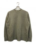 AURALEEオーラリー）の古着「PURE SHETLAND WOOL KNIT P/O」｜ベージュ