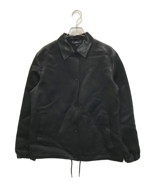 theory（セオリー）theory (セオリー) Bonded Satin Coaches JKT ブラック サイズ:M 未使用品の古着・服飾アイテム