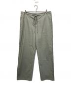 AURALEEオーラリー）の古着「WASHED FINX TWILL WIDE PANTS」｜カーキ