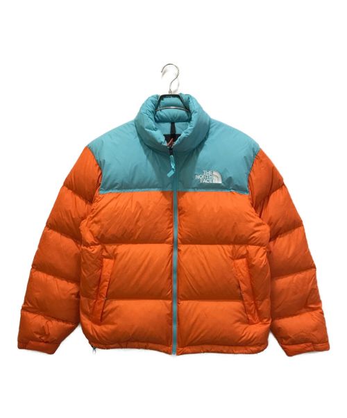 THE NORTH FACE（ザ ノース フェイス）THE NORTH FACE (ザ ノース フェイス) 1996 RETRO NUPTSE JACKET オレンジ×ブルー サイズ:Lの古着・服飾アイテム