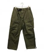 POLIQUANTポリクアント）の古着「THE CHANGING LENGTH JUNGLE FATIGUE PANTS」｜グリーン