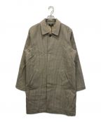 A.P.C.アーペーセー）の古着「ガンクラブチェックコート」｜ベージュ