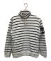 SUPREME（シュプリーム）の古着「16AW STRIPED HALF ZIP SWEAT （ストライプハーフジップスウェット）」｜グレー