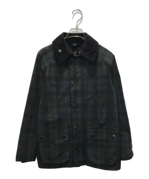 Barbour（バブアー）Barbour (バブアー) オイルドジャケット グリーン×ネイビー サイズ:34の古着・服飾アイテム