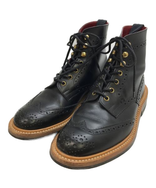 Tricker's（トリッカーズ）Tricker's (トリッカーズ) STOW カントリーブーツ ブラック サイズ:7 1/2の古着・服飾アイテム