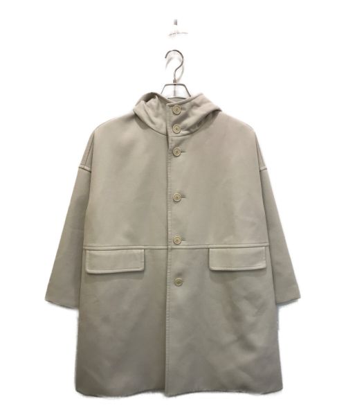 MACPHEE（マカフィ）MACPHEE (マカフィー) ライトメルトン フーデッドコート ベージュ サイズ:36の古着・服飾アイテム