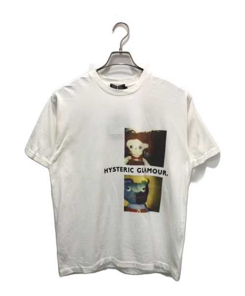 Hysteric Glamour（ヒステリックグラマー）Hysteric Glamour (ヒステリックグラマー) プリントTシャツ ホワイト サイズ:Mの古着・服飾アイテム