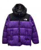 THE NORTH FACEザ ノース フェイス）の古着「NUPTSE HOODIE」｜パープル×ブラック