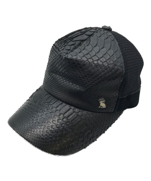 arth（アース）arth (アース) Python CAP ブラック サイズ:57㎝～59㎝の古着・服飾アイテム