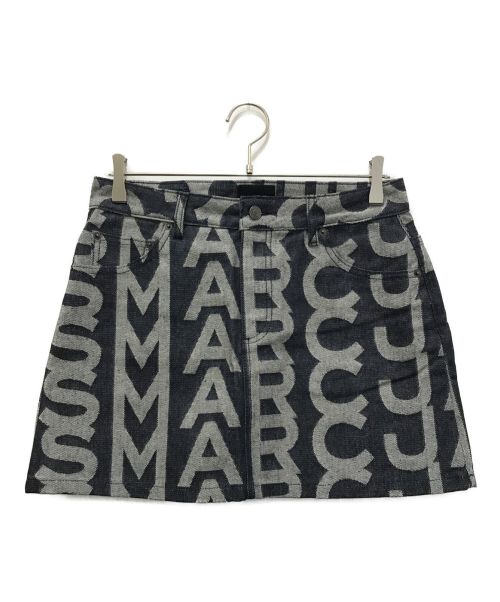 MARC JACOBS（マークジェイコブス）MARC JACOBS (マーク ジェイコブス) Monogram Denim Mini Skirt インディゴ サイズ:27の古着・服飾アイテム