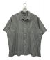 X-LARGE（エクストララージ）の古着「EMBROIDERED PLAID S/S SHIRT」｜グレー