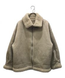 ANOGH（アノフ）の古着「WOOL BOA REVERSIBLE OUTER」｜アイボリー