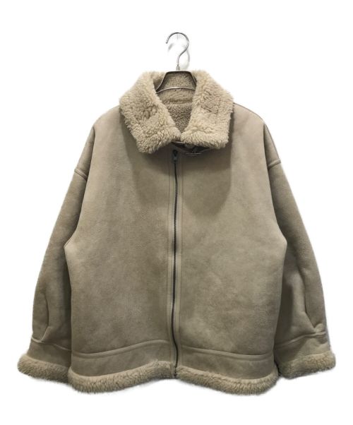 ANOGH（アノフ）ANOGH (アノフ) WOOL BOA REVERSIBLE OUTER アイボリー サイズ:FREEの古着・服飾アイテム